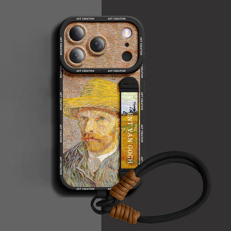 iPhone Series | Art Series Liquid Silicone Wristband Phone Case - Image 12