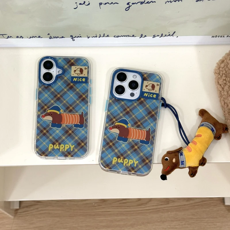 iPhone Lanyard Series | Dachshund Pendant Phone Case - Image 3
