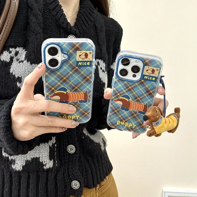 iPhone Lanyard Series | Dachshund Pendant Phone Case - Image 4