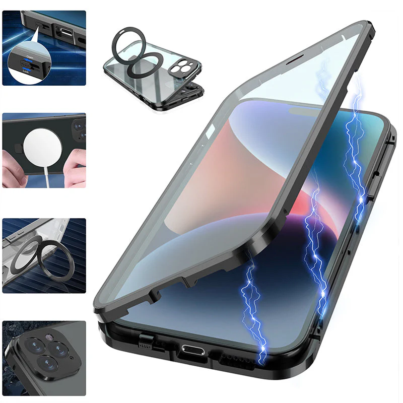 iPhone MagSafe Series | Double-Sided Magsafe Folding Stand Phone Case - Image 6