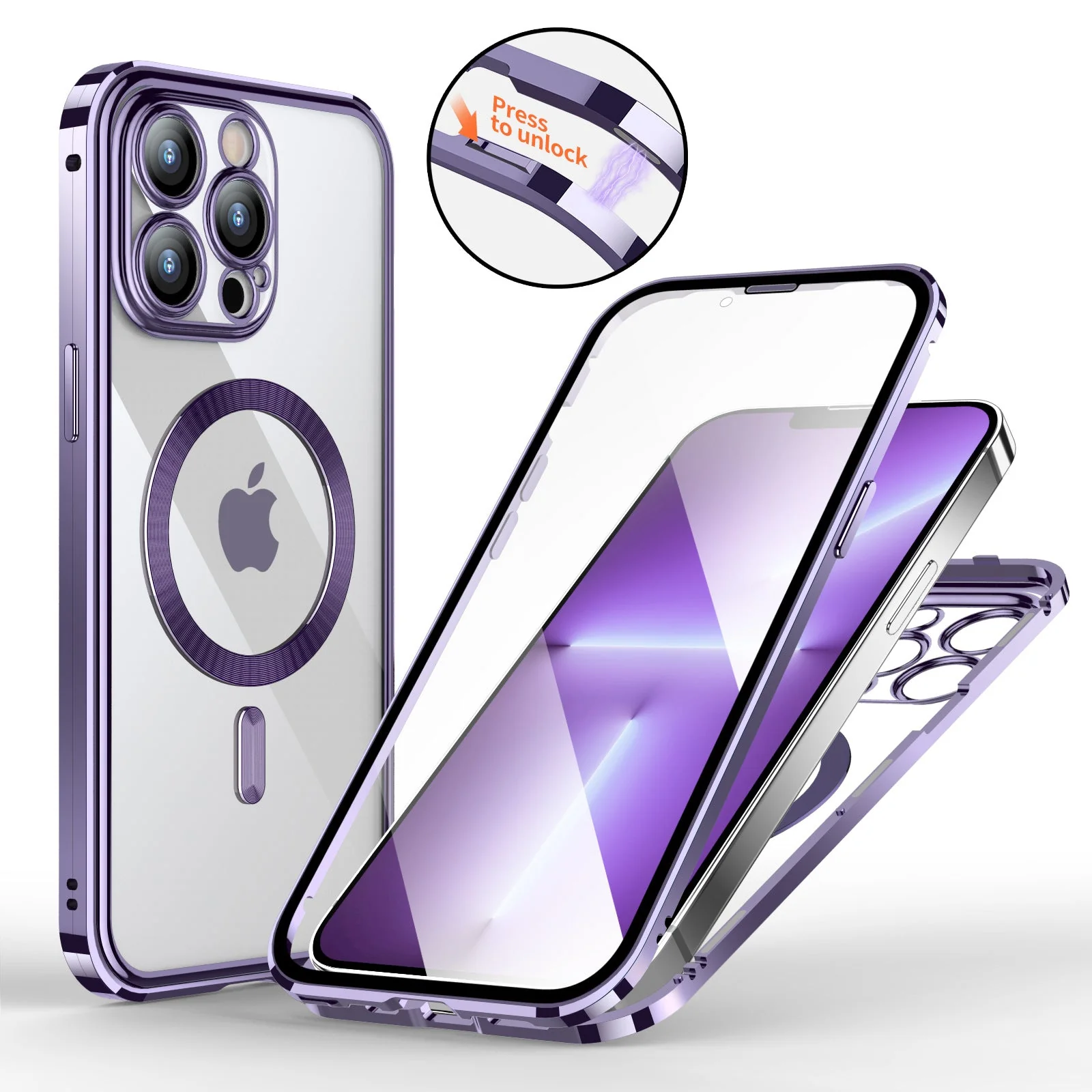 iPhone MagSafe Series | Double-Sided Protective Magsafe Snap Phone Case - Image 10