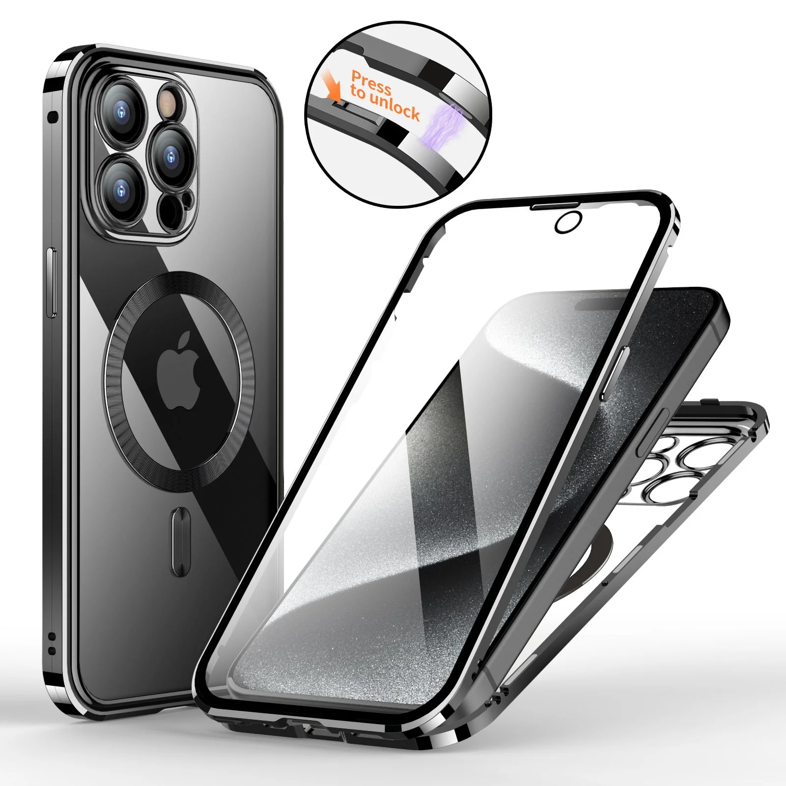 iPhone MagSafe Series | Double-Sided Protective Magsafe Snap Phone Case - Image 6