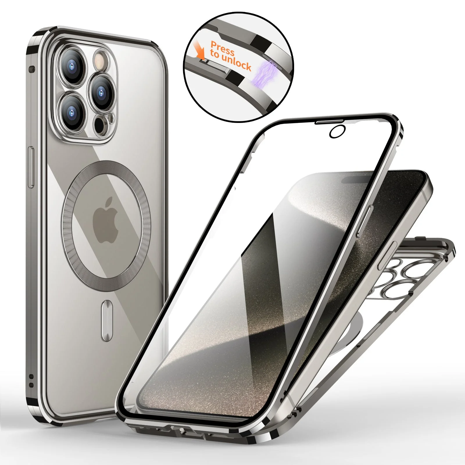 iPhone MagSafe Series | Double-Sided Protective Magsafe Snap Phone Case - Image 7