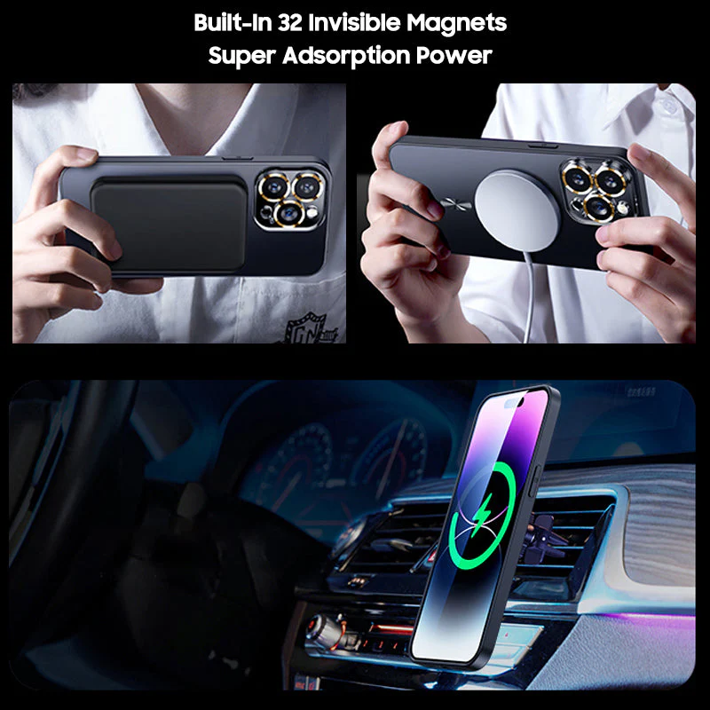 iPhone MagSafe Series | Magsafe Frosted Glass Phone Case - Image 5