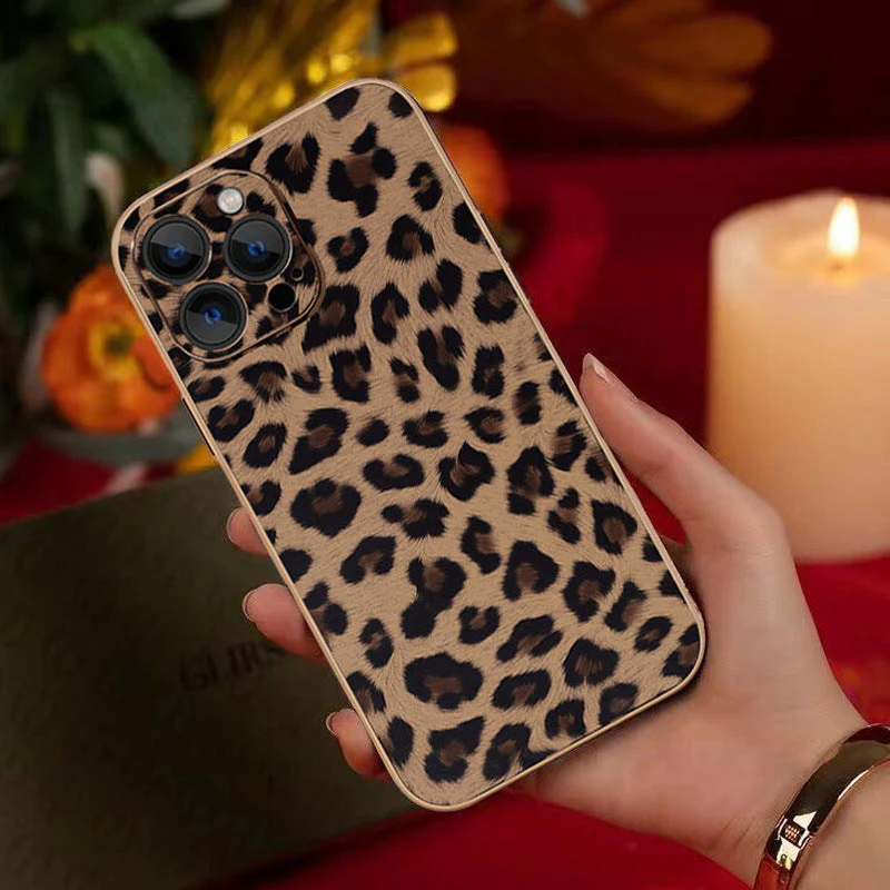 iPhone Series | Luxury Electroplated Mobile Phone Leather Case - Image 5