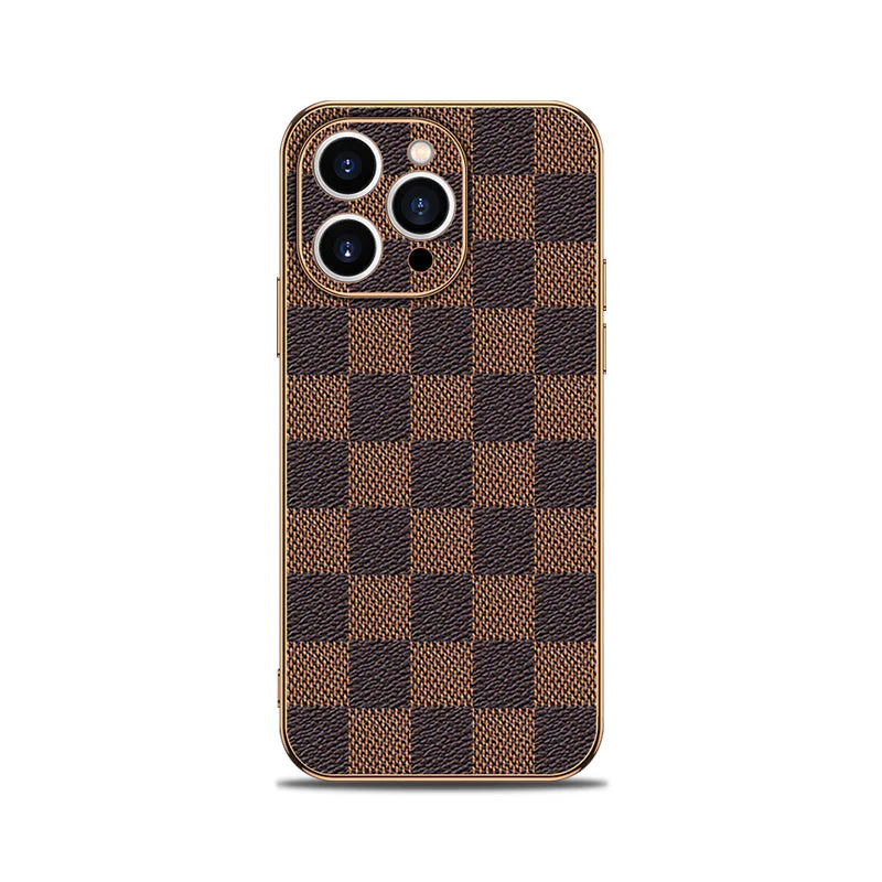 iPhone Series | Luxury Electroplated Mobile Phone Leather Case - Image 8