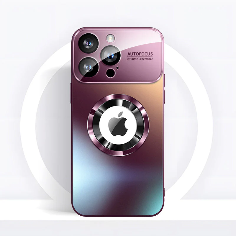 iPhone MagSafe Series | Frosted Glass Phone Case with Large Window - Image 9