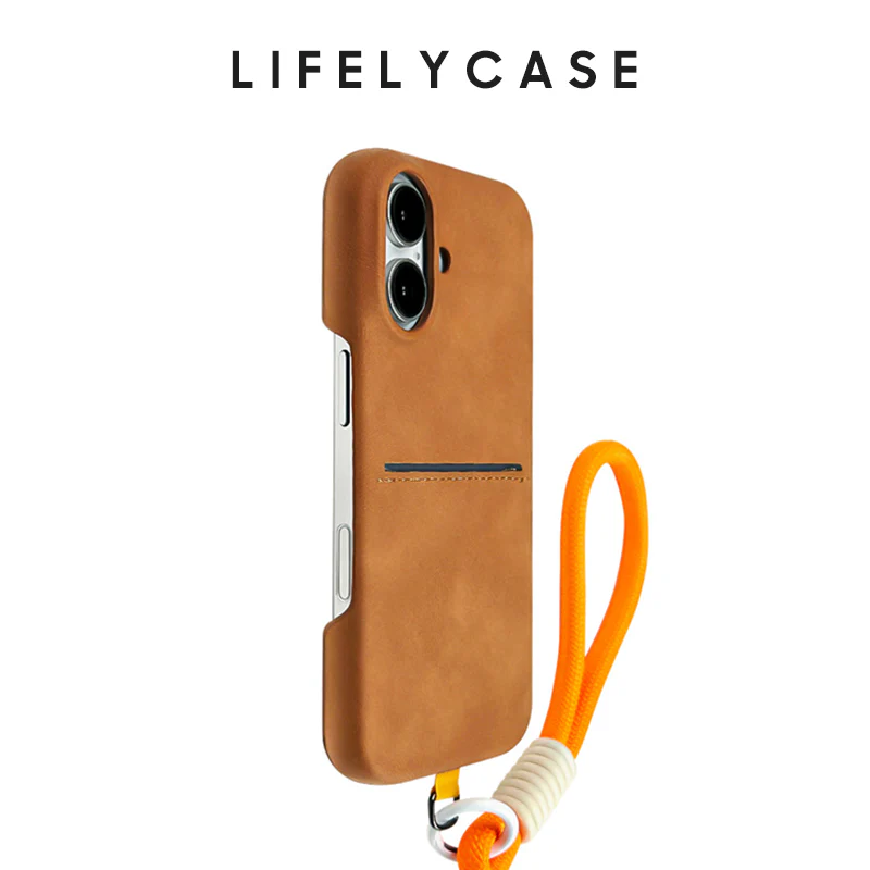 iPhone Lanyard Series | Leather Phone Case with Card Holder - Image 6