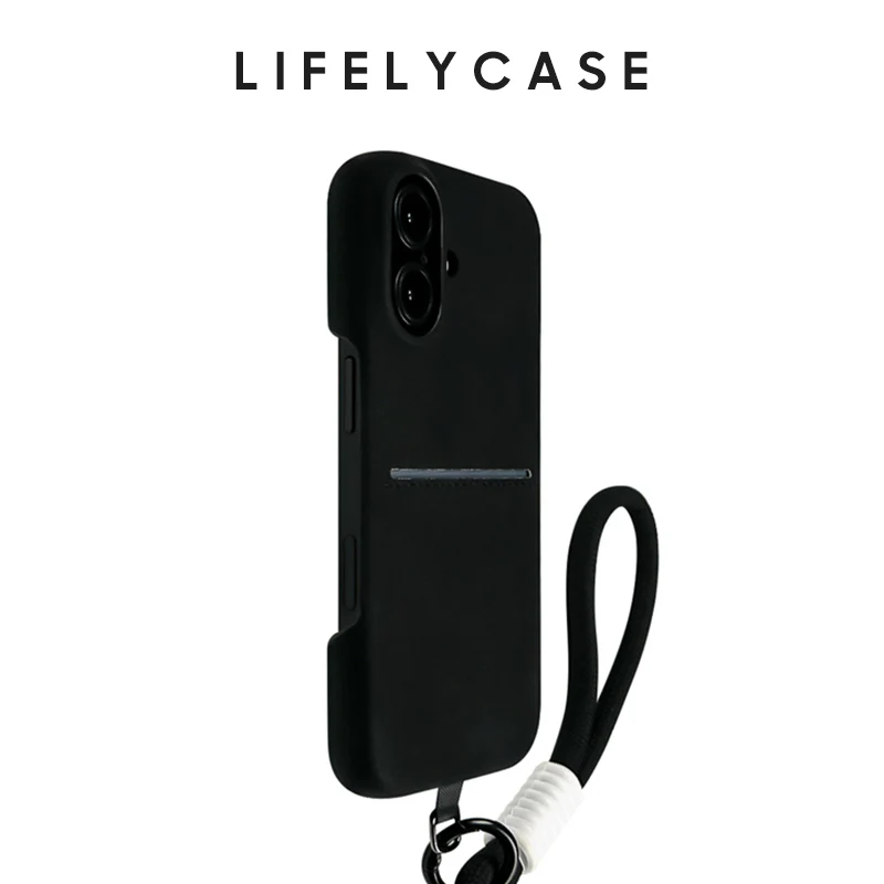 iPhone Lanyard Series | Leather Phone Case with Card Holder - Image 7